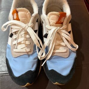 New Balance 237 Black and Blue Sneakers with White and Orange Details